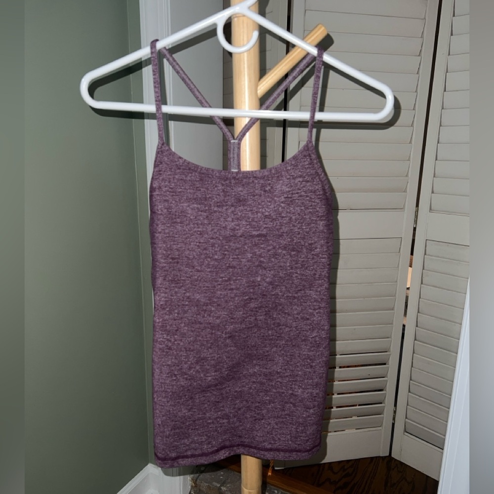 Lululemon purple fitted racerback tank